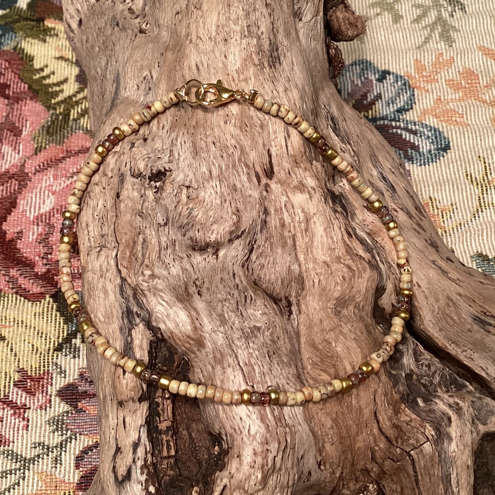 Picasso Bead Bracelet / Anklet 9”